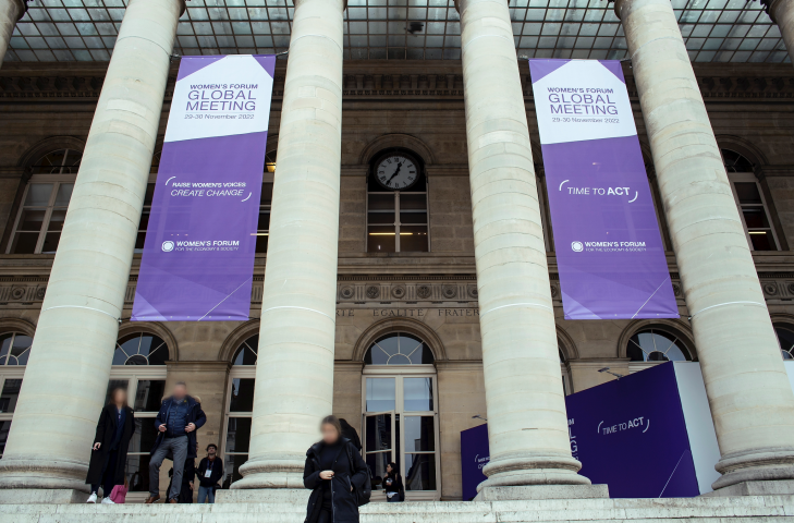 Le Palais Brongniart ancien siège de la Bourse de Paris - Alexandra BONNEFOY/REA