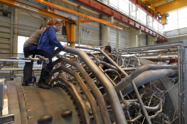 Site de maintenance de turbines à gaz General Electric