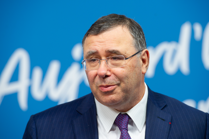 Patrick Pouyanné, président-directeur général de TotalEnergies (Eric TSCHAEN/REA)