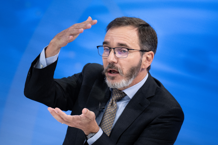 Pierre-Olivier Gourinchas, chef économiste du Fonds monétaire international - Brendan Smialowski / AFP

