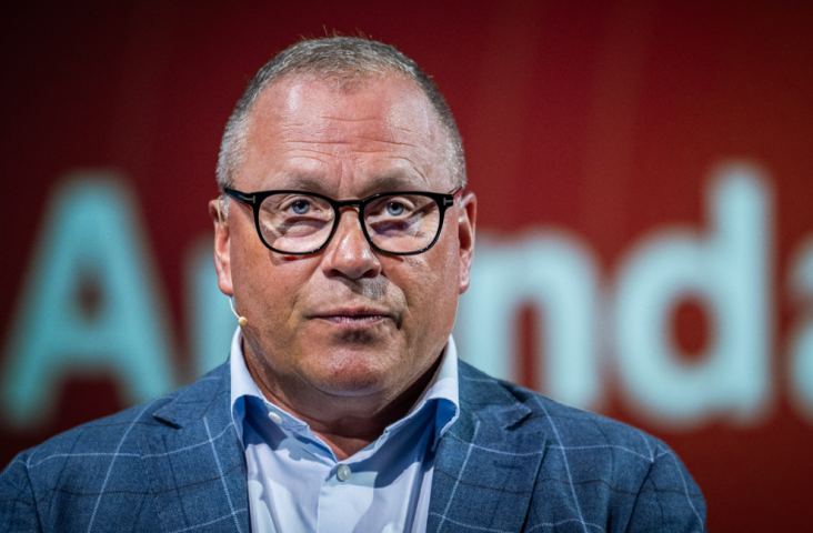 Nicolai Tangen, directeur général du Fonds norvégien - Photo par OLE BERG-RUSTEN / NTB / NTB VIA AFP