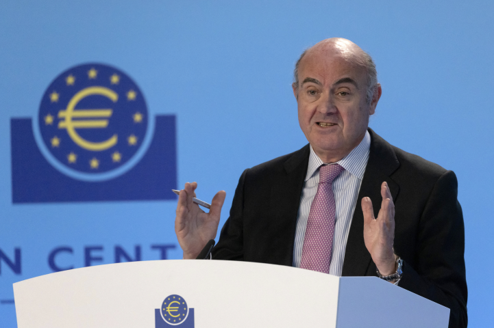 Luis de Guindos, Vice-président de la BCE. ANDRE PAIN / AFP