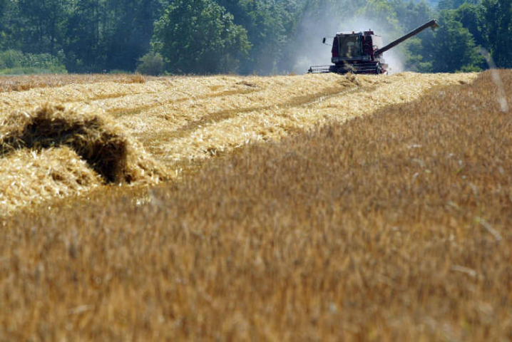 Récoltes - agriculture - tracteur - campagne - matières premières