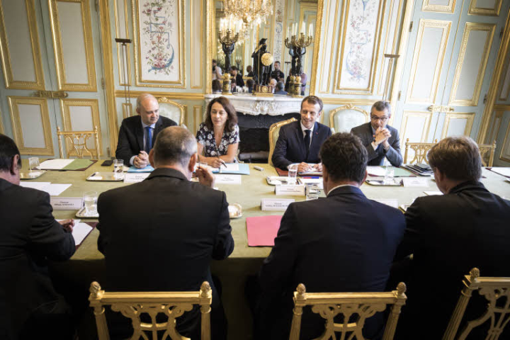 Pierre-André Imbert
Anne de Bayser
Alexis Kohler
Partenaires sociaux
Emmanuel Macron
